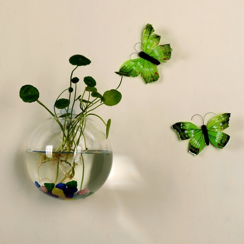 8CM Semicircular Glass Vase